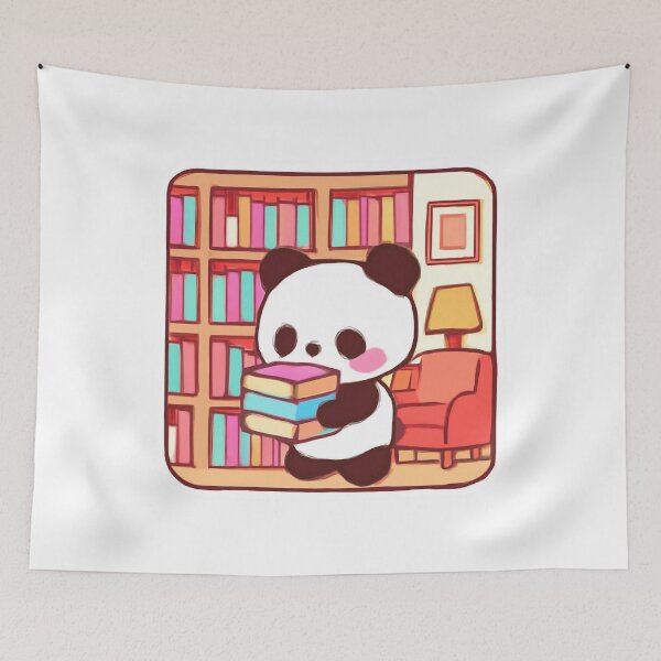 Item preview, Panda Bookstore designed and sold by foryouandyours.