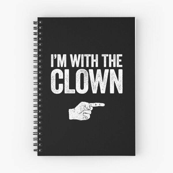 Item preview, I'M With The Clown designed and sold by Thread&Fable.