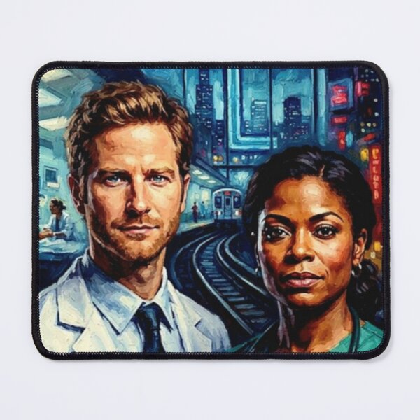 Item preview, Chicago Med Retro Medical Drama Emergency Room Hospital Tribute Art TV Show Poster designed and sold by Art's Diner.