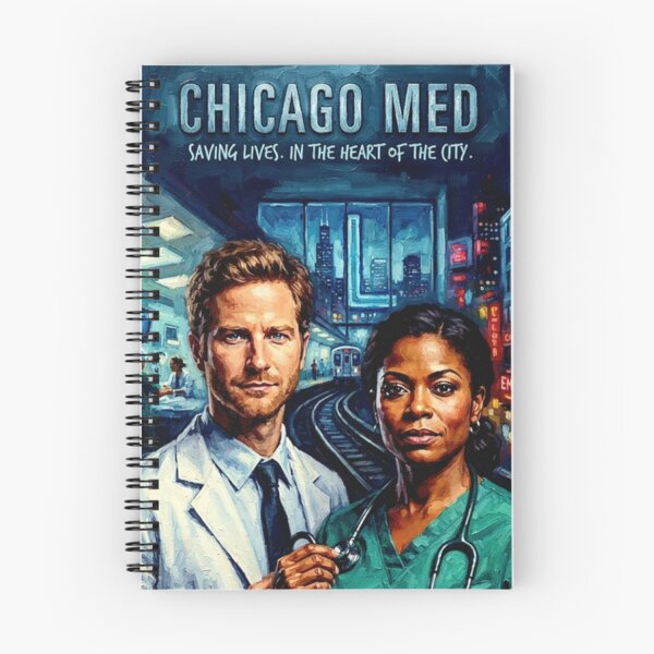 Item preview, Chicago Med Retro Medical Drama Emergency Room Hospital Tribute Art TV Show Poster designed and sold by Art's Diner.