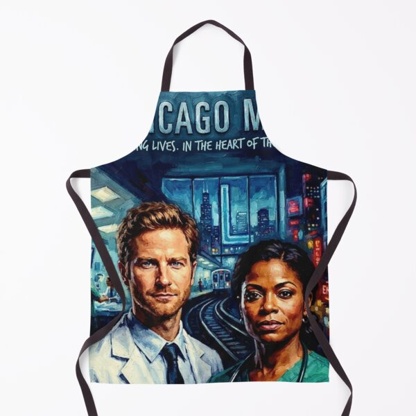 Item preview, Chicago Med Retro Medical Drama Emergency Room Hospital Tribute Art TV Show Poster designed and sold by Art's Diner.