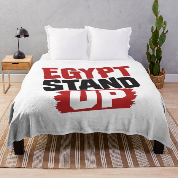 Item preview, Egypt Stand Up Football Fan Typography designed and sold by Inkworksbyshery.