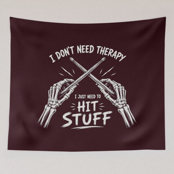Item preview, I Don't Need Therapy, I Just Need To Hit Stuff designed and sold by Evelashop.
