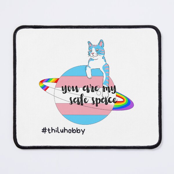 Item preview, Safe Space Cat designed and sold by thilu-hobby.