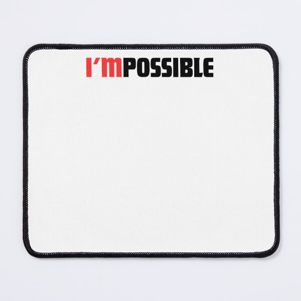 Item preview, I'm Possible Minimalist Typography Wordplay designed and sold by Scribe2Vibe.