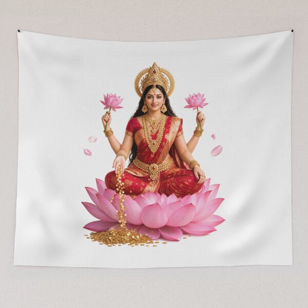 Item preview, Lakshmi Goddess of Wealth and Abundance designed and sold by Sovira Studio .