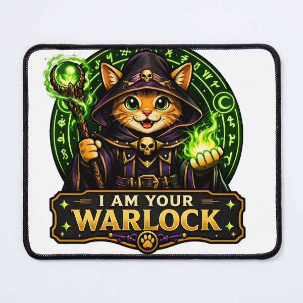 Item preview, Cute Warlock Cat designed and sold by ZiemSynd.