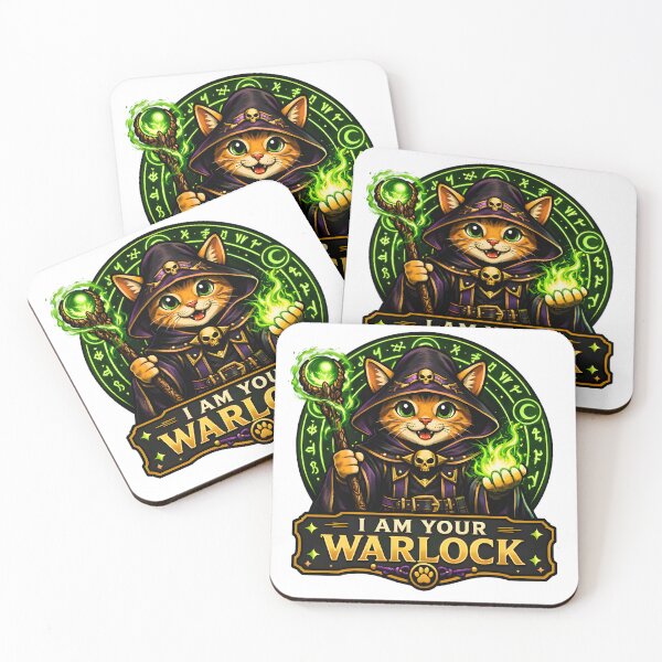 Item preview, Cute Warlock Cat designed and sold by ZiemSynd.