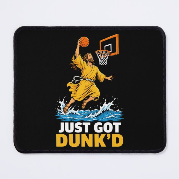 Item preview, Just Got Dunked Funny Baptism Jesus Playing Basketball designed and sold by OlakunleOloroz.