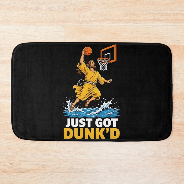 Item preview, Just Got Dunked Funny Baptism Jesus Playing Basketball designed and sold by OlakunleOloroz.