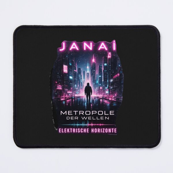 Item preview, JANAI – Metropole der Wellen | Cyberpunk Synthwave Neon City designed and sold by CraigDesignWork.