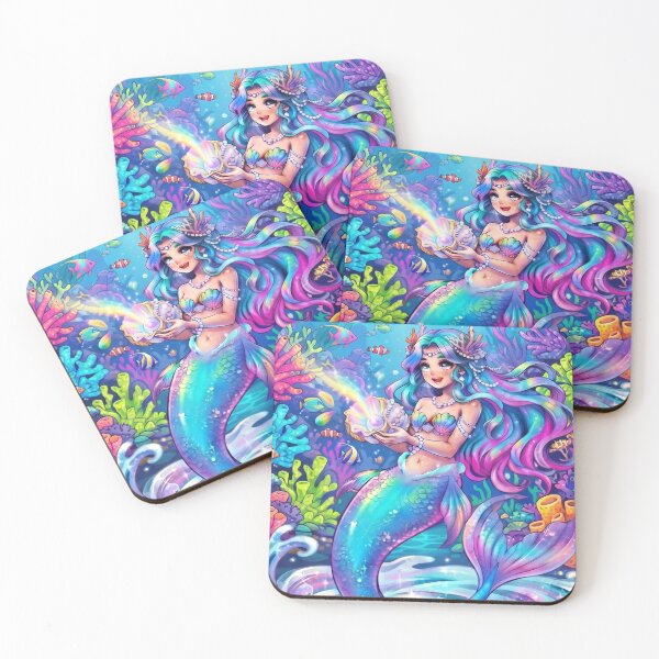 Item preview, The beautiful mermaid and the magical pearl. designed and sold by PP&RAINBOW SHOP.