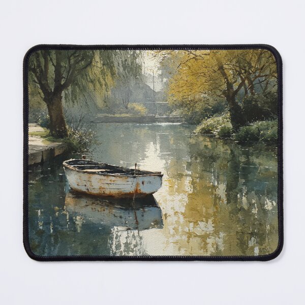 Item preview, Quiet Rowboat on a Calm River designed and sold by Sasas Design.