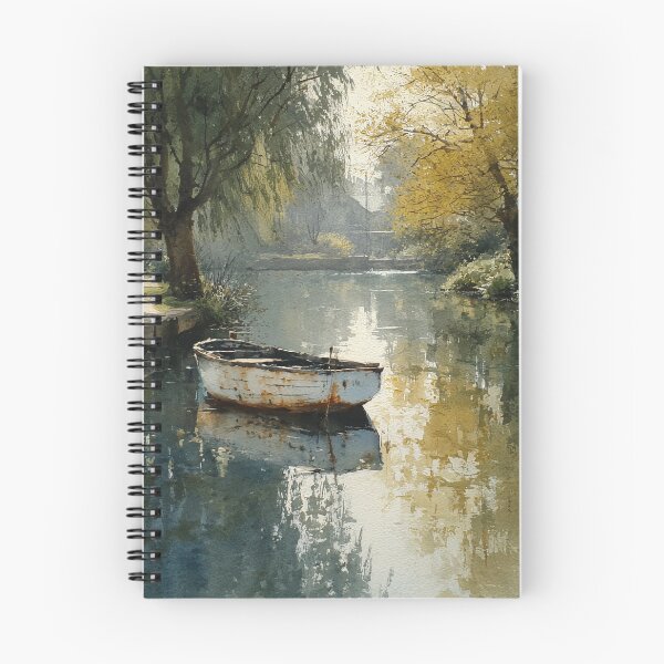 Item preview, Quiet Rowboat on a Calm River designed and sold by Sasas Design.