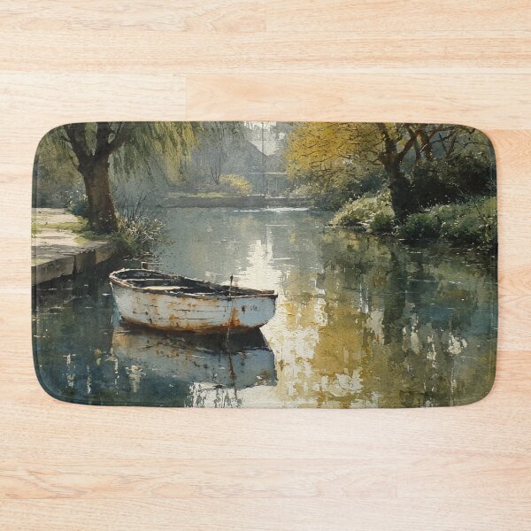 Item preview, Quiet Rowboat on a Calm River designed and sold by Sasas Design.