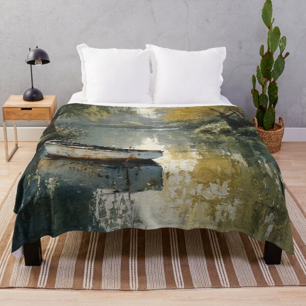 Item preview, Quiet Rowboat on a Calm River designed and sold by Sasas Design.