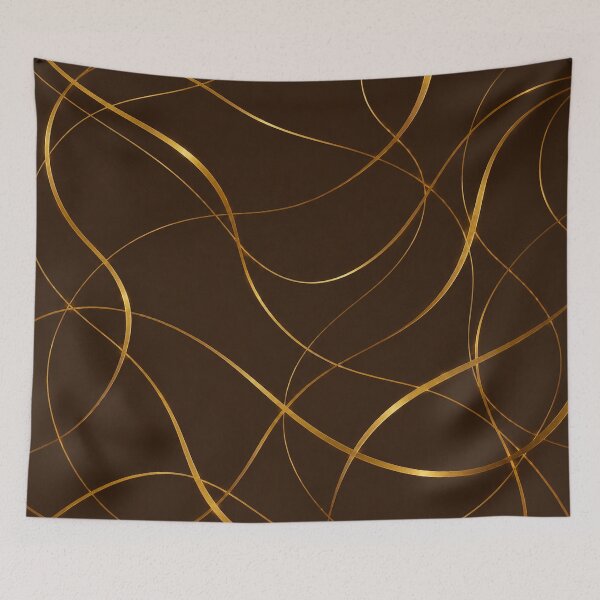 Item preview, Luxury Golden Ribbon Abstract designed and sold by Ingorgia Studio.