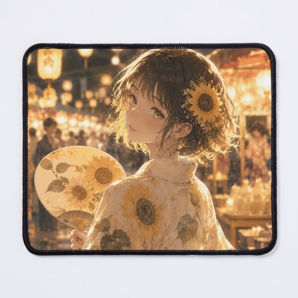 Item preview, Yellow Yukata Lady designed and sold by Japanese Vibes.