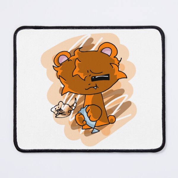 Item preview, Chibi Bear Snack Time Cute Teddy Eating Candy Illustration designed and sold by Foxintheloart.