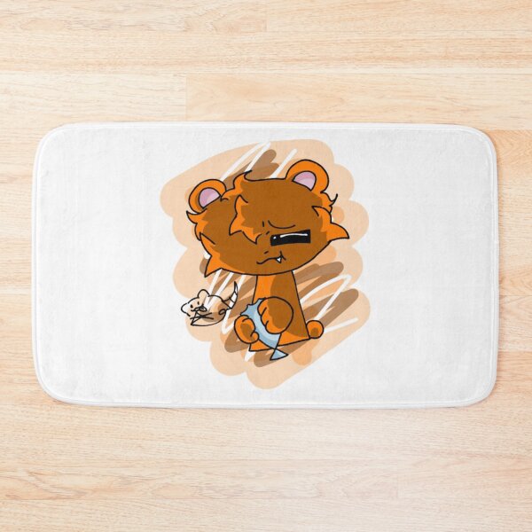 Item preview, Chibi Bear Snack Time Cute Teddy Eating Candy Illustration designed and sold by Foxintheloart.