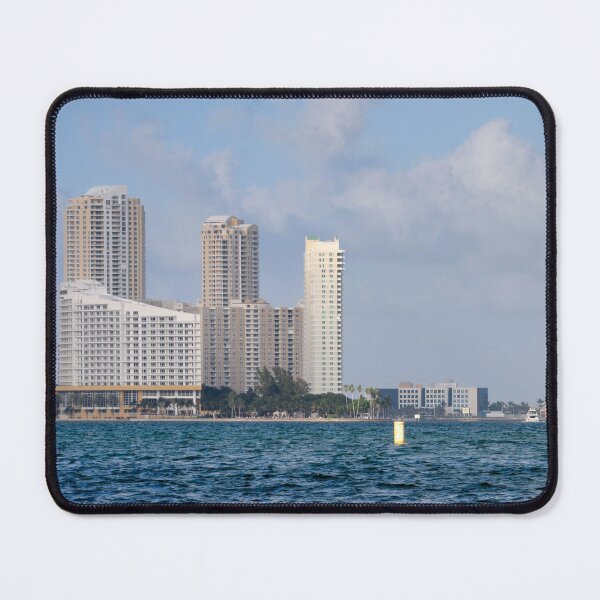 Item preview, Downtown Miami Skyline and Cruise Ship designed and sold by Kasia Design.