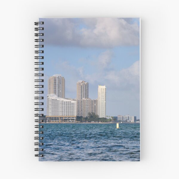 Item preview, Downtown Miami Skyline and Cruise Ship designed and sold by Kasia Design.