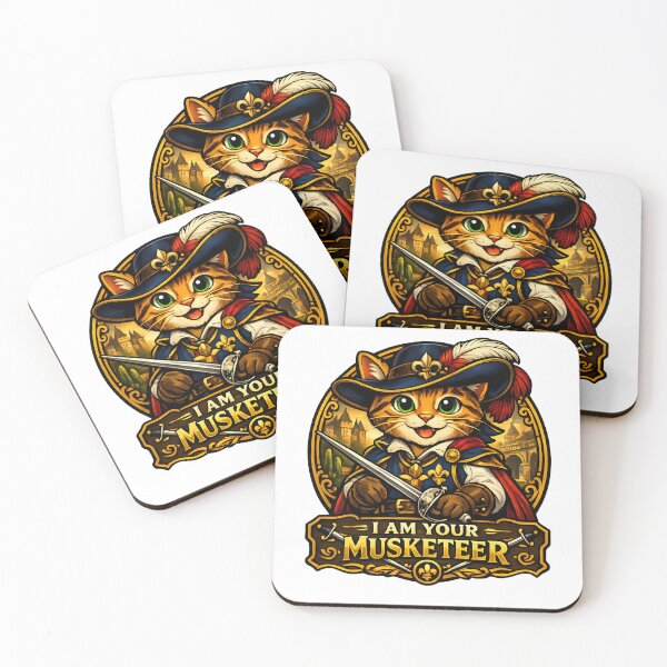 Item preview, Cute Musketeer Cat designed and sold by ZiemSynd.