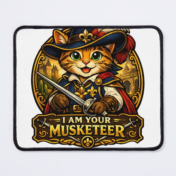Item preview, Cute Musketeer Cat designed and sold by ZiemSynd.