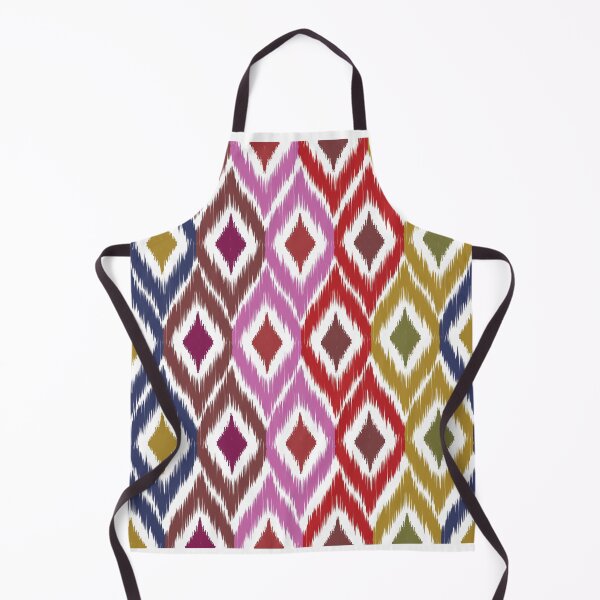 Item preview, Ikat pattern inspired by traditional textile weaving techniques designed and sold by Line-Aura.