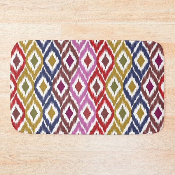 Item preview, Ikat pattern inspired by traditional textile weaving techniques designed and sold by Line-Aura.