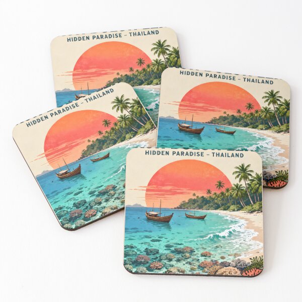 Item preview, Koh Bulon Leh - Thailand Retro Sunset Collection designed and sold by Spirit of Siam.