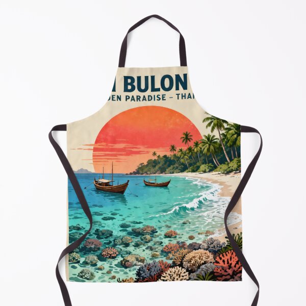 Item preview, Koh Bulon Leh - Thailand Retro Sunset Collection designed and sold by Spirit of Siam.