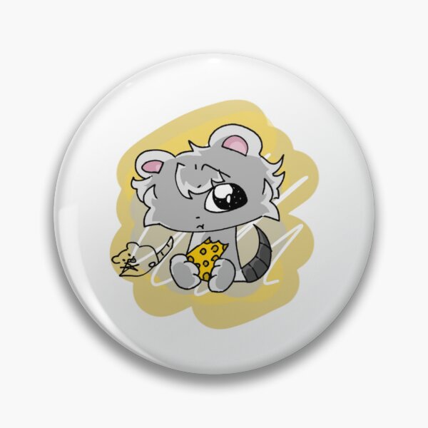 Item preview, Chibi Mouse Snack Time Cute Rodent Eating Cheese Illustration designed and sold by Foxintheloart.