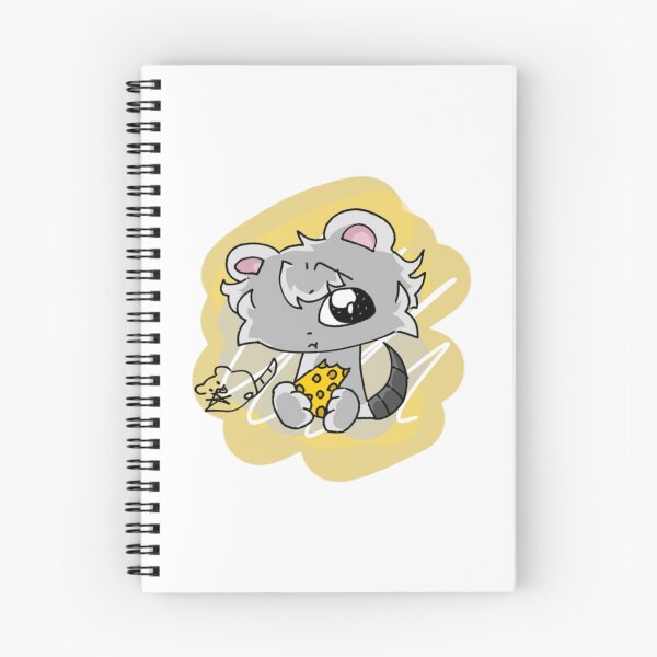 Item preview, Chibi Mouse Snack Time Cute Rodent Eating Cheese Illustration designed and sold by Foxintheloart.