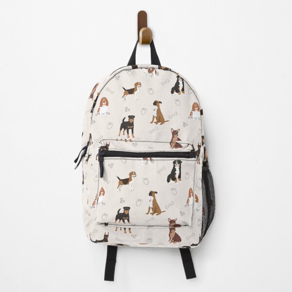 Item preview, Minimalist Flat Design All Dog Breeds Taupe Pattern designed and sold by svitlaarty.