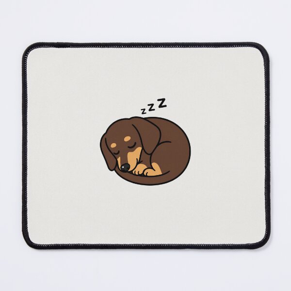 Item preview, Sleeping Dachshund Sausage Roll Cartoon | Cute Dog Lover Gift designed and sold by The Waggy Doodle.