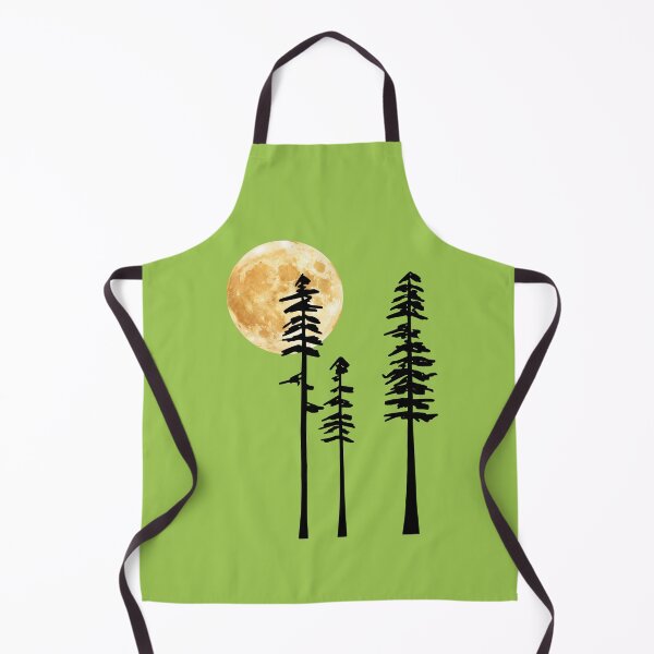 Item preview, Pine Trees Silhouette with Full Moon Wilderness designed and sold by dans980.
