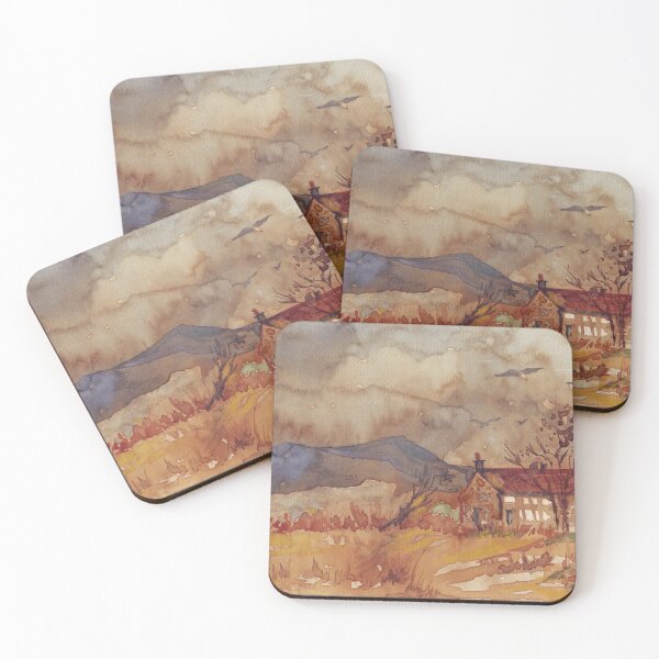Item preview, Un granero rural en el café designed and sold by Maree Clarkson .