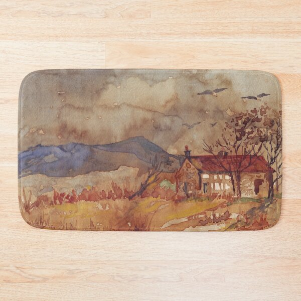 Item preview, A country barn in coffee designed and sold by Maree Clarkson .