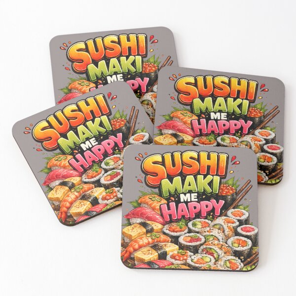 Item preview, Sushi Maki Me Happy designed and sold by Dad Duty Designs.