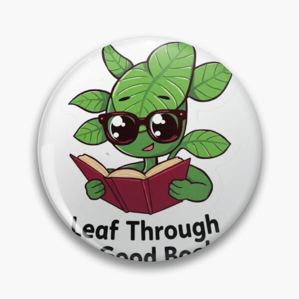 Item preview, Cute Monstera Plant Reading A Book Kawaii Sticker designed and sold by surbhiArt.