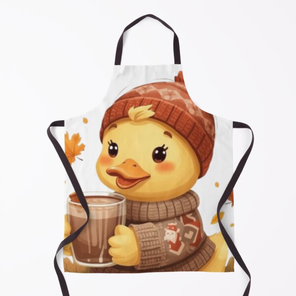 Item preview, Cute Autumn Duck with Hot Chocolate | Cozy Kawaii Sticker designed and sold by Stylestickers55.