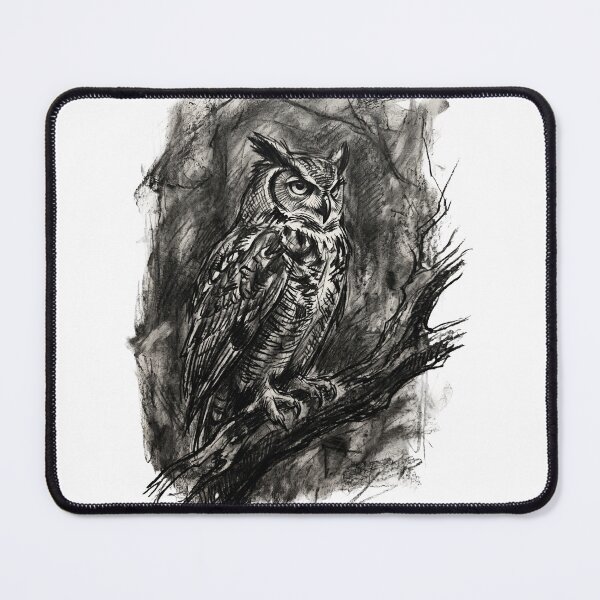 Item preview, Owl in shadows designed and sold by VictoriaaStore.