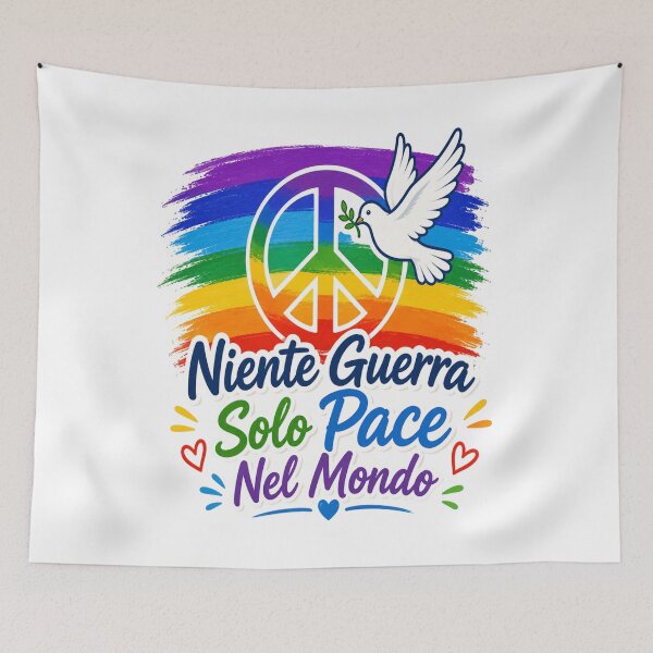 Item preview, Niente Guerra, Solo Pace nel Mondo designed and sold by RipantinaFantasy .