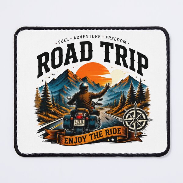 Item preview, Road Trip Enjoy The Ride Motorcycle Adventure Vintage Travel T-Shirt designed and sold by novaduman.