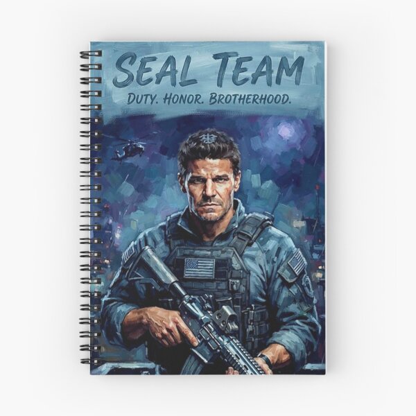 Item preview, SEAL Team Retro Military Action Bravo Team Navy SEALs Tribute Art TV Show Poster designed and sold by Art's Diner.
