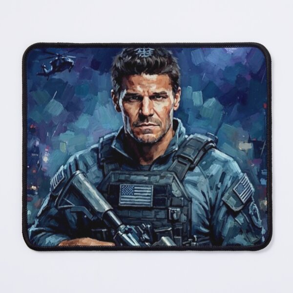 Item preview, SEAL Team Retro Military Action Bravo Team Navy SEALs Tribute Art TV Show Poster designed and sold by Art's Diner.