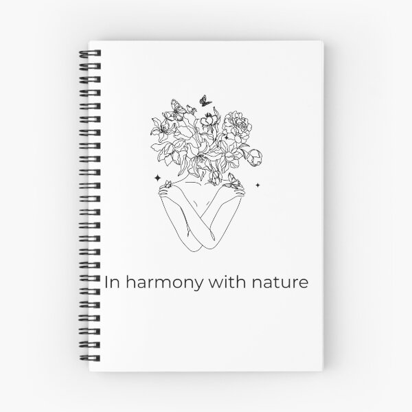 Item preview, In harmony with nature - Minimalist Flower Woman designed and sold by PaniKoszulkaD.