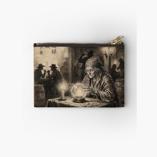 Item preview, The Western Fortune Teller's Prophecy Sumi-e Ink Wash designed and sold by DuckOddity.