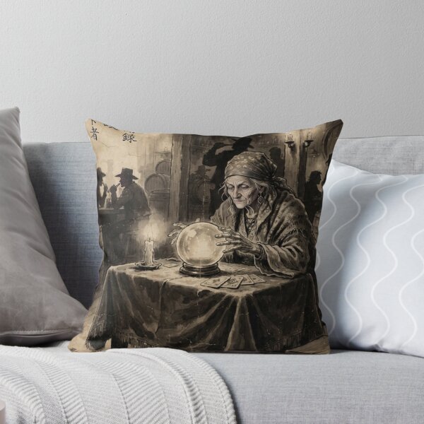 Item preview, The Western Fortune Teller's Prophecy Sumi-e Ink Wash designed and sold by DuckOddity.